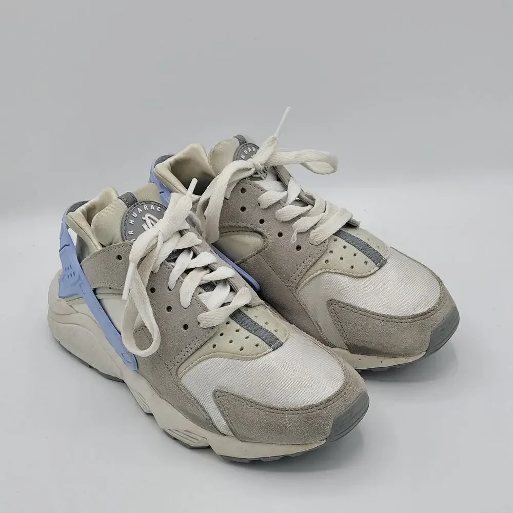 Nike Air Huarache Grey Celestine Blue women's size 6.5 DV6983-100